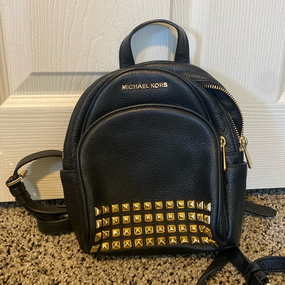 Michael Kors Black Mini Backpa - Picture 1 of 2